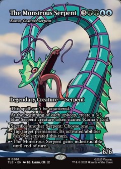 Koma, Cosmos Serpent - The Monstrous Serpent Avatar- The Last Airbender Eternal Episode Frame